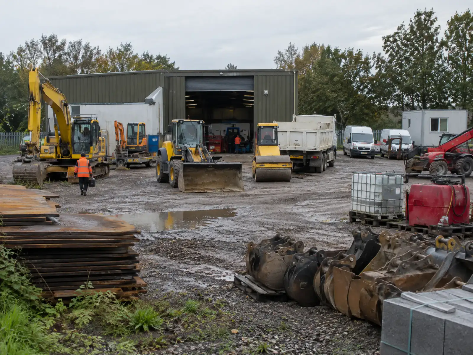 Materieel op het depot