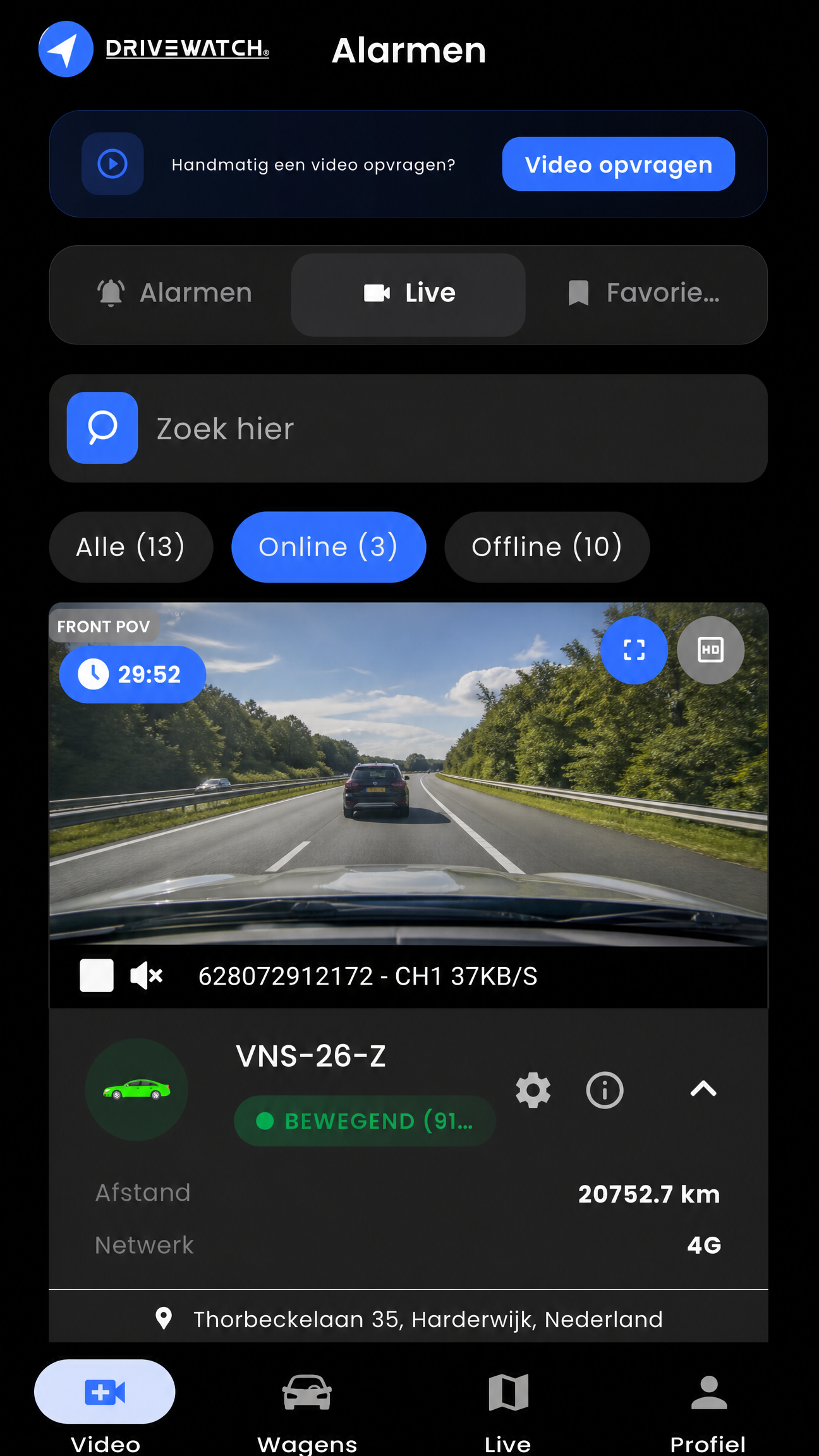 Drivewatch app