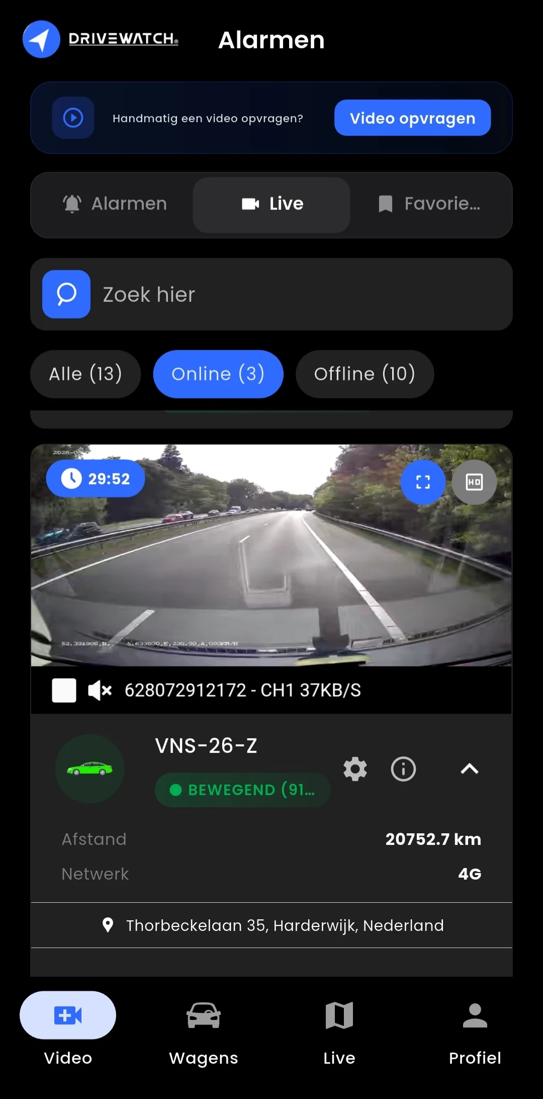 Drivewatch app